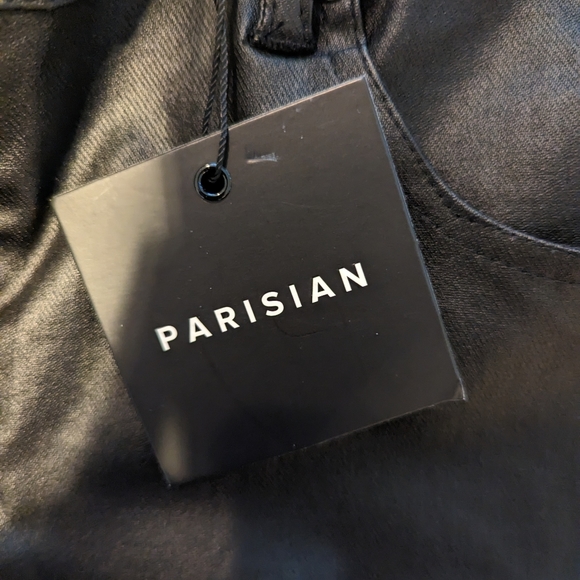 Parisian Coated Skinny Jean in Black (Size: 10) - Picture 5 of 11